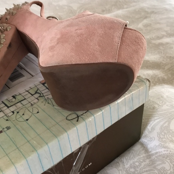 Jeffrey Campbell pink spiked Lita size 8 - Picture 4 of 6